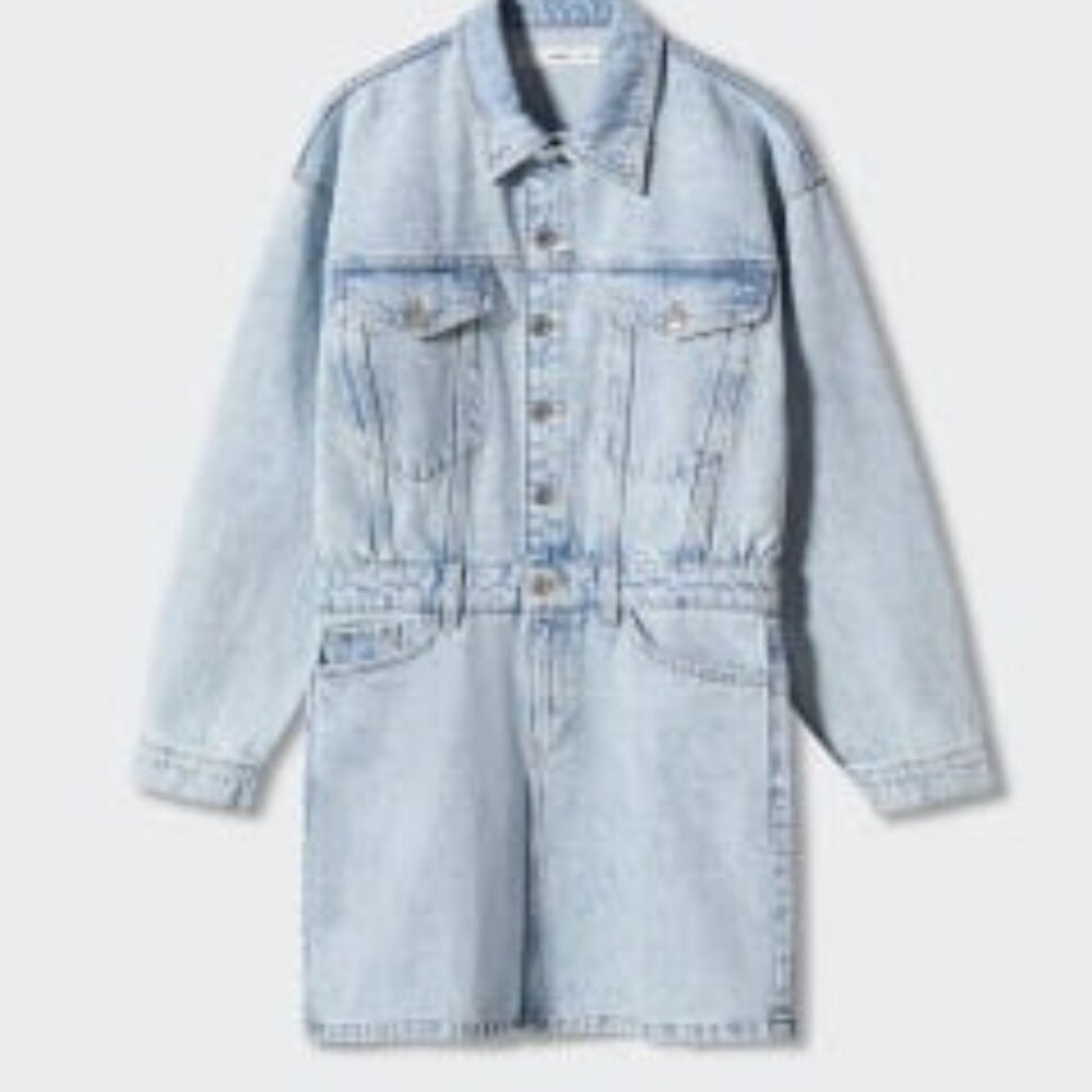 Mango Denim Dress – Large *NEW WITH TAGS*	 Mango Denim Dress – Large *NEW WITH T